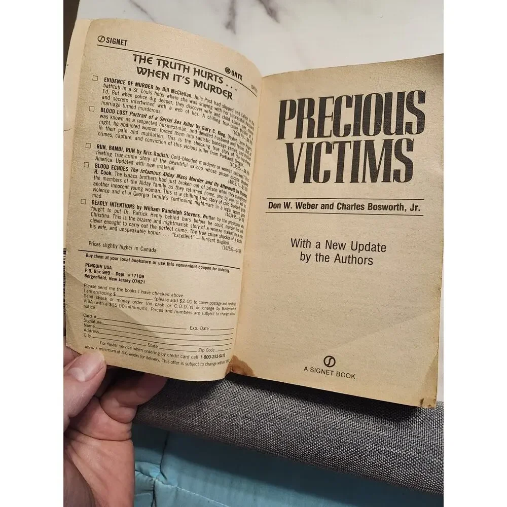 A Signet Book precious victims